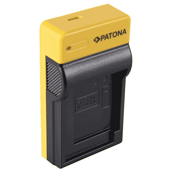 Patona Slim Micro-USB Ladegerät Canon NB-13L stehend