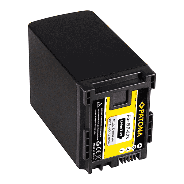 Rechargeable Battery for Canon BP-828 by Patona