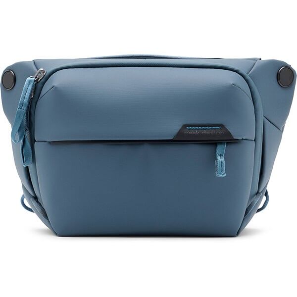 Peak Design Everyday Sling 3L Ocean camera bag, front view