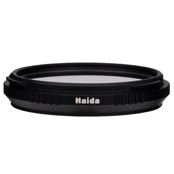 Haida Mist Black Filter zu Fuji x100v in schwarz liegend