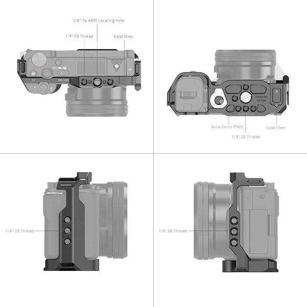 SmallRig Kamera Cage zu Sony ZV-E10 3531