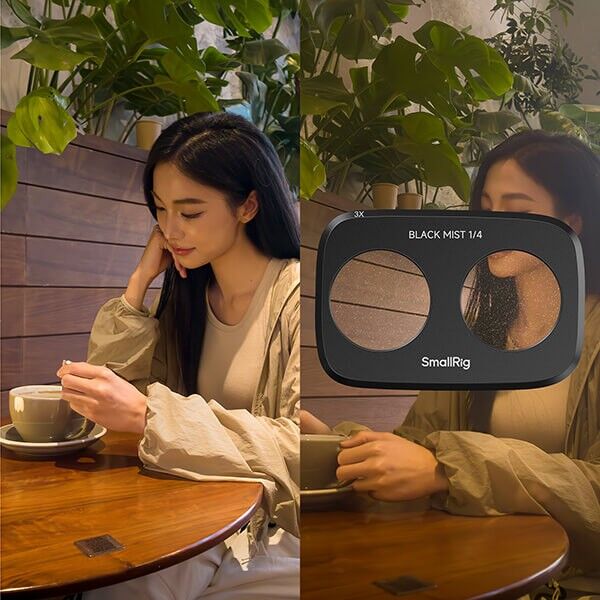 SmallRig 6649 1/4 Black Diffusion for soft highlights