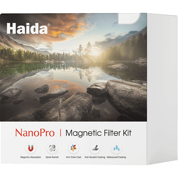 Objektiv Filter Set magnetisch von Haida in 72 mm Verpackung