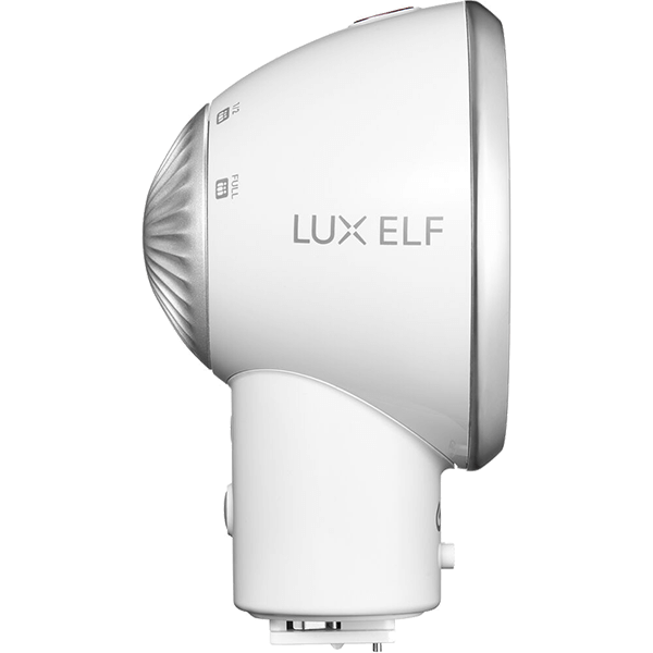 Retro Aufsteckblitz Godox Lux Elf seitlich