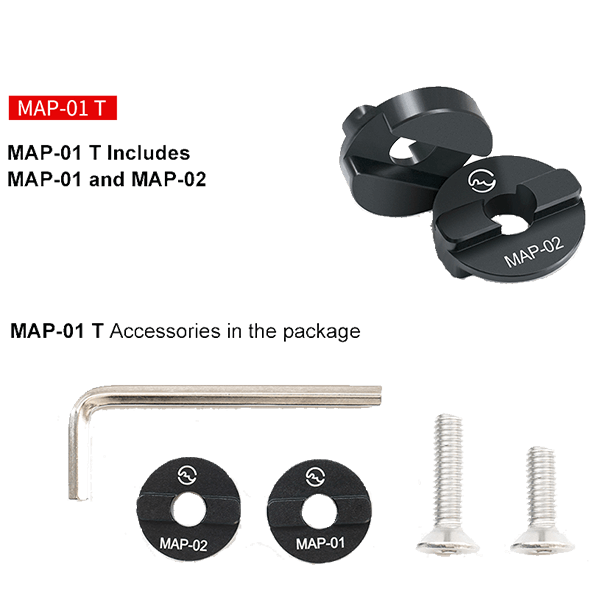 Kugelkopf Adapter Set MAP-01T von Sunwayfoto zu Manfrotto Lieferumfang Kugelkopf Adapter Set MAP-01T von Sunwayfoto zu Manfrotto Lieferumfang