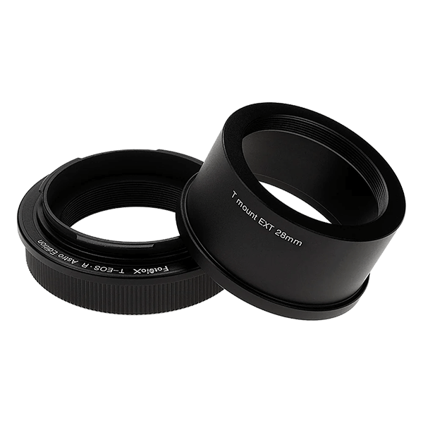 Lens Mount Adapter - T-Mount T and T-2 Screw Mount SLR Lens to Canon EOS R by Fotodiox