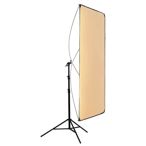 Jinbei Hintergrund mit Gold- und Silberseite für kreative Lichtführung
