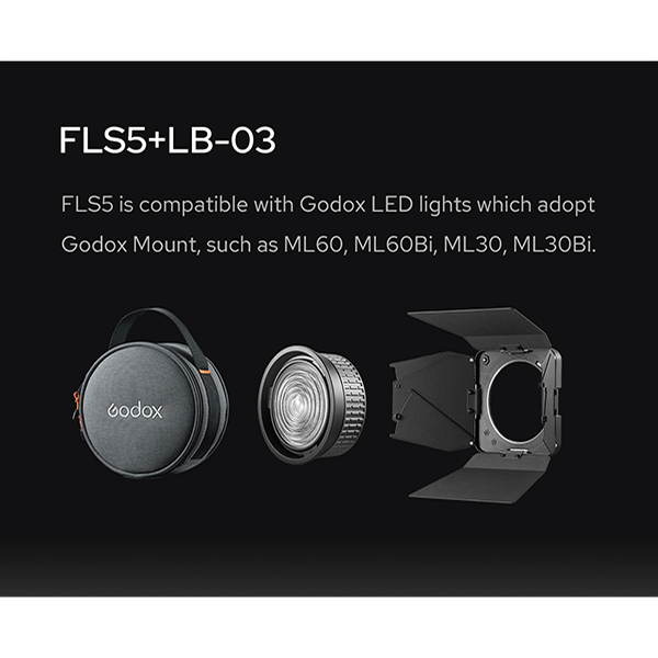 Godox FLS5 Fresnel Linse mit Godox Anschluss