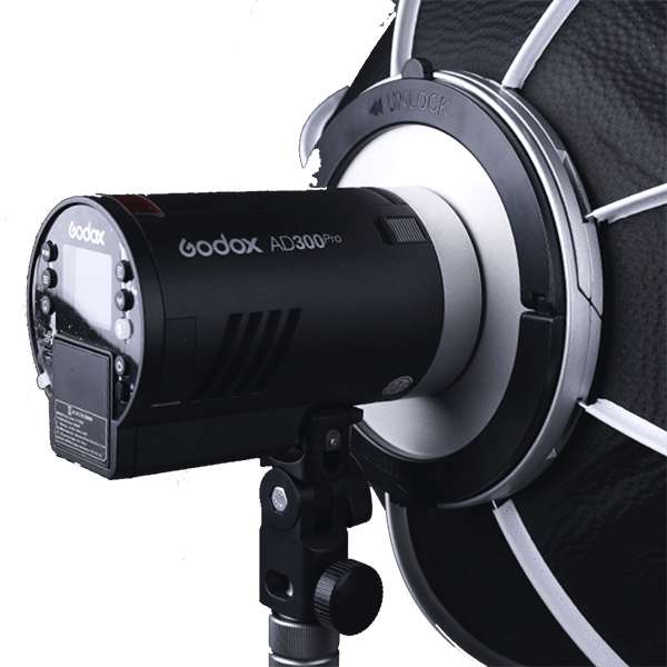 SMDV Flip Softbox Godox Adapter with the Godox AD300pro falsh SMDV Flip Softbox Godox Adapter with the Godox AD300pro falsh