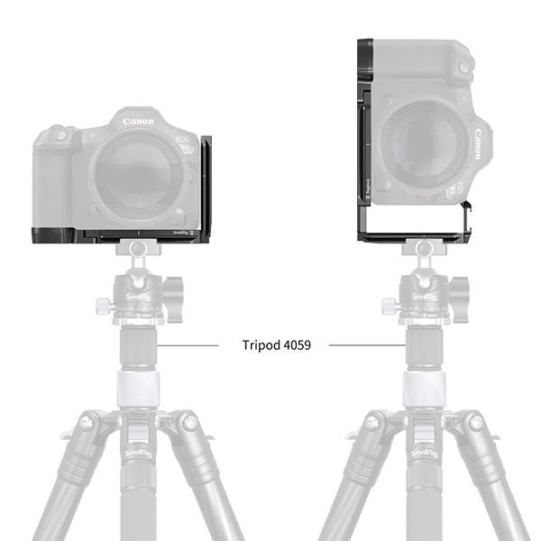 SmallRig L-Winkel zu Canon EOS R5 Mark II 4983 hoch oder quer