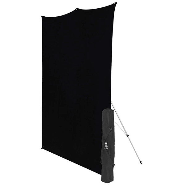 Westcott X-Drop 1.5x2.1m Rich Black Backdrop Kit 