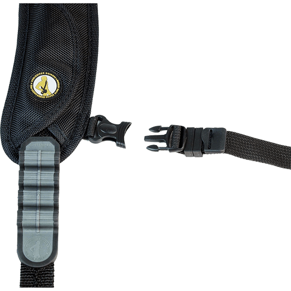 Kameragurt Sun Sniper Rotaball Pro in schwarz Verschluss detail