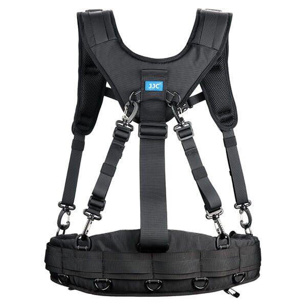 Detailaufnahme JJC GB-PRO1 Tragesystem mit Reflexstreifen