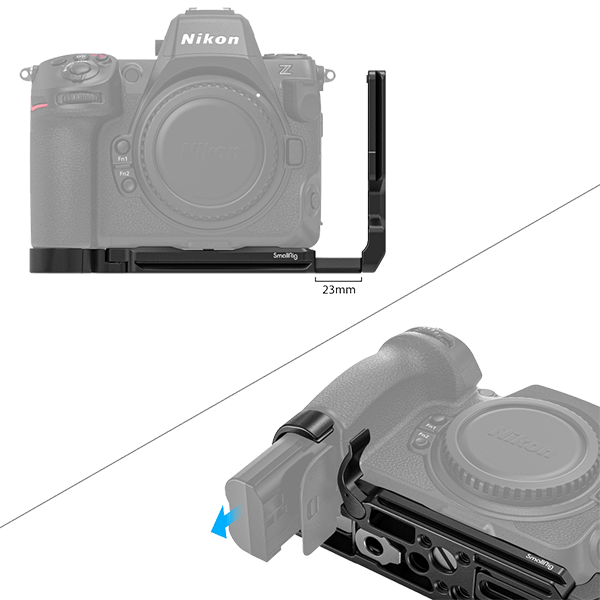 SmallRig L-Winkel passend zu Nikon Z 8 seitlich