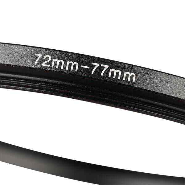 Haida Step Up Ring Set 8-teilig mit Durchmesser 72-77mm