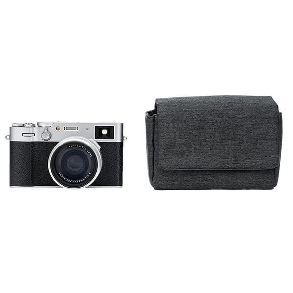 JJC CB-M Kameratasche zu Fujifilm X100VI X100V X-E5 und Canon PowerShot V1 Dunkelgrau JJC CB-M Kameratasche zu Fujifilm X100VI X100V X-E5 und Canon PowerShot V1 Dunkelgrau