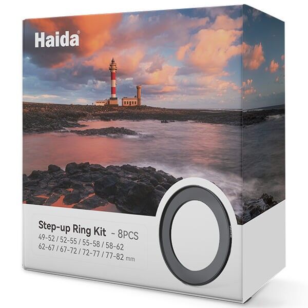 Haida Step Up Ring Set 8-teilig Verpackung