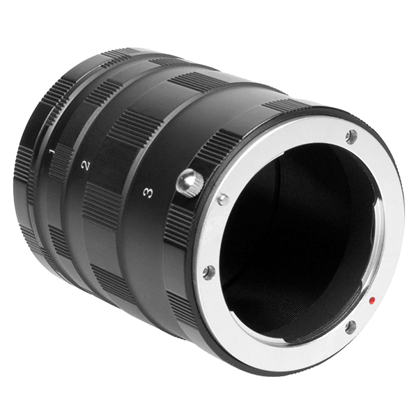 Makro-Zwischenringe für Pentax K-Bajonett Anschluss liegend