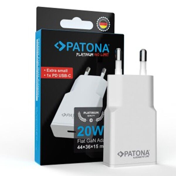 Patona USB-C fast charging adapter with 20W