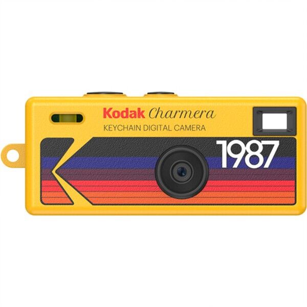 Front view of the Kodak Charmera mini digital camera