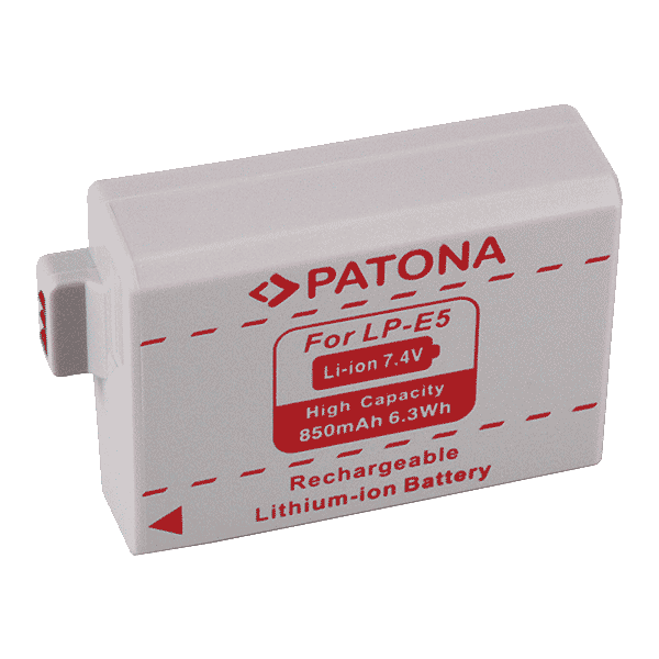 Rechargeable Battery for Canon LP-E5 from Patona