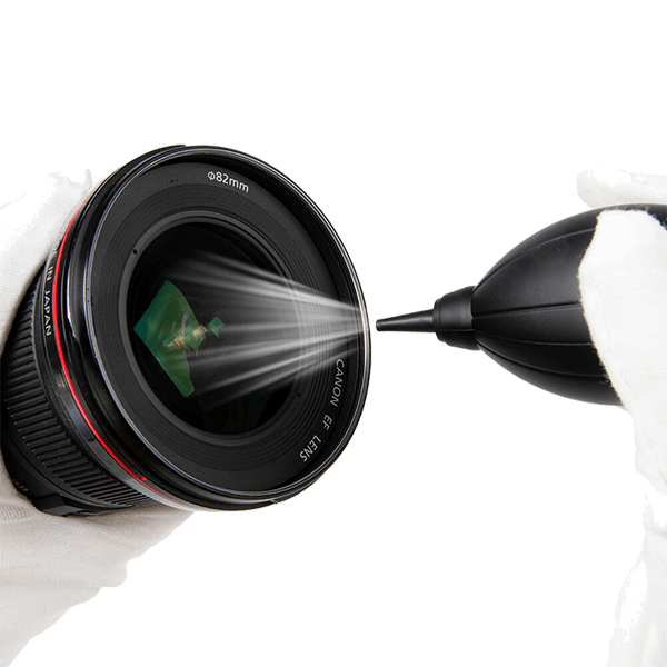 Haida Blasebalg klein in schwarz Anwendung