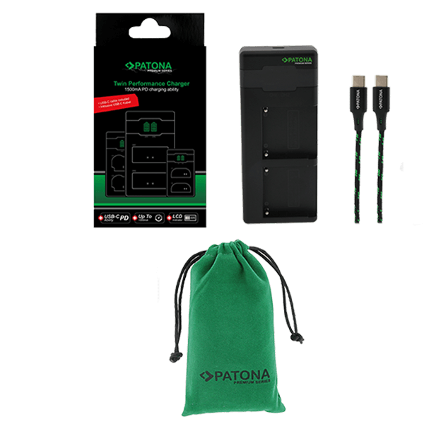 Doppel USB C Ladegerät zu Nikon EN-EL15