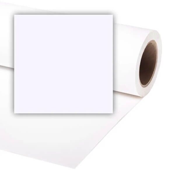 Hintergrundpapier Rolle 1.35 x11m Arctic White Colorama Hintergrundpapier Rolle 1.35 x11m Arctic White Colorama