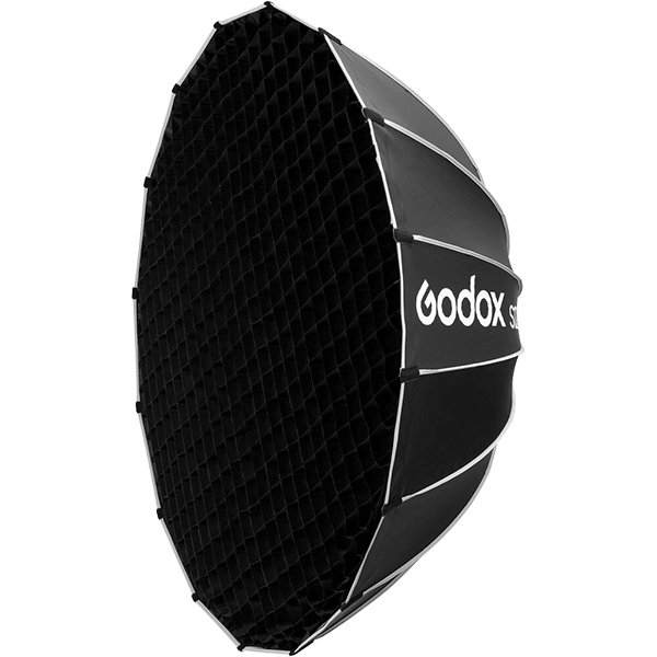 Godox Grid passend zur S85T Softbox montiert Godox Grid passend zur S85T Softbox montiert