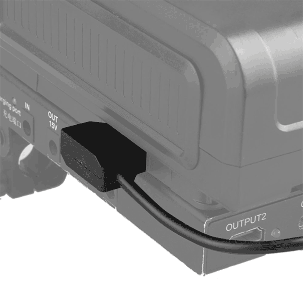 SMALLRIG Power Cable for Blackmagic Cinema Camera/ Blackmagic Video Assist/ Shogun Monitor 1819