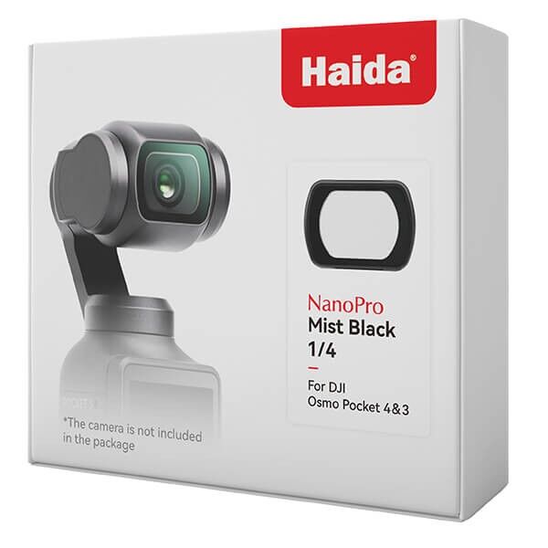 Haida Mist Black Filter DJI Osmo Pocket 4 oder 3 Verpackung