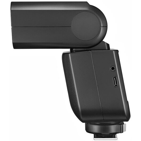 Godox V480 Fujifilm Aufsteckblitz seitliche Ansicht
