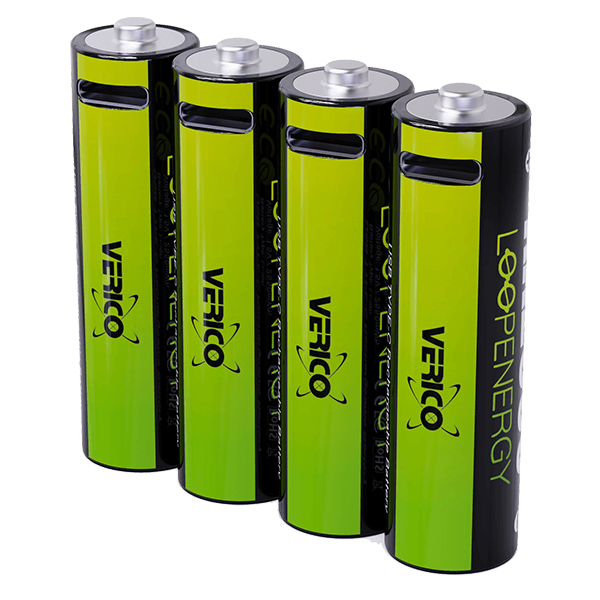 Rechargeable battery USB-C AA batteries 2550mWh Verico