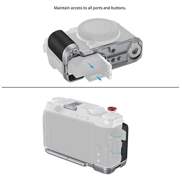 SmallRig Handgriff passend zu Fujifilm X-M5 in silber 4875 zugänge SmallRig Handgriff passend zu Fujifilm X-M5 in silber 4875 zugänge