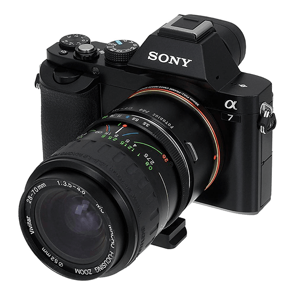 Objektivadapter Contax Yashica an Sony E-Mount von Fotodiox Pro Kamera