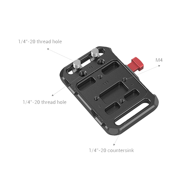 SmallRig kleine Montageplatte mit Klemme für V-Mount Akkus 2987 SmallRig kleine Montageplatte mit Klemme für V-Mount Akkus 2987