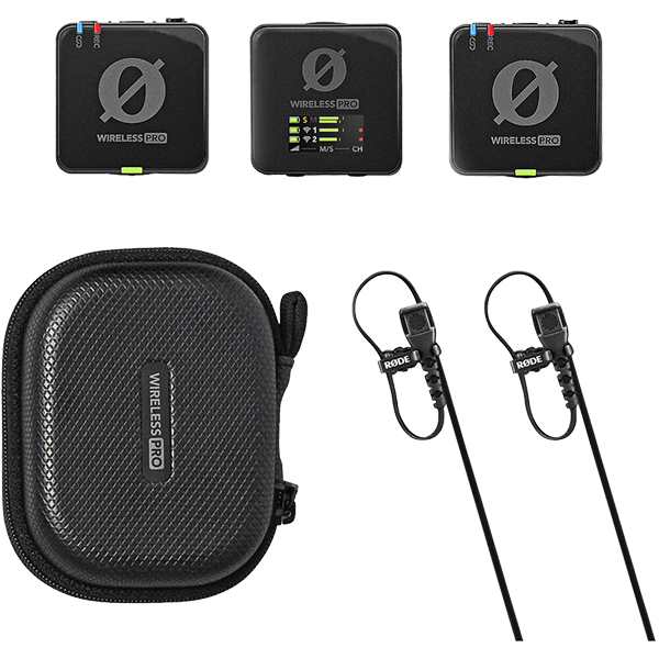 Rode Wireless PRO 2 Person Clip On Wireless Microphone with Lavaliers