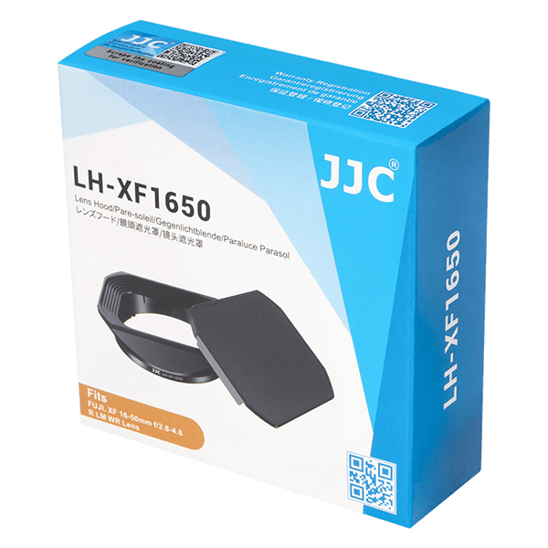 Gegenlichtblende zu XF 16-50mm f2.8-4.8 R LM WR Objektiv Verpackung