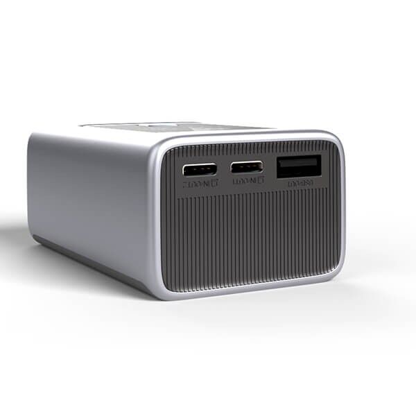 Anschluesse der Powerbank USB-C und USB-A