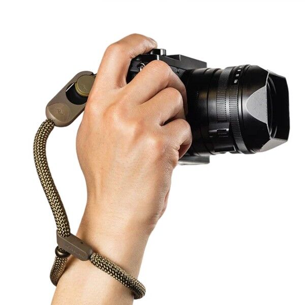 Detailverschluss der Peak Design Handschlaufe in Kelp