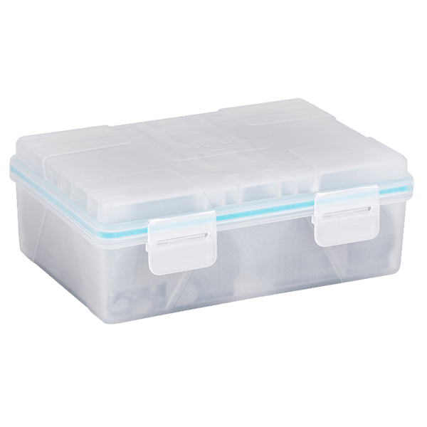 Multifunktionale Batterie Schutzbox JJC BC-6 geschlossen