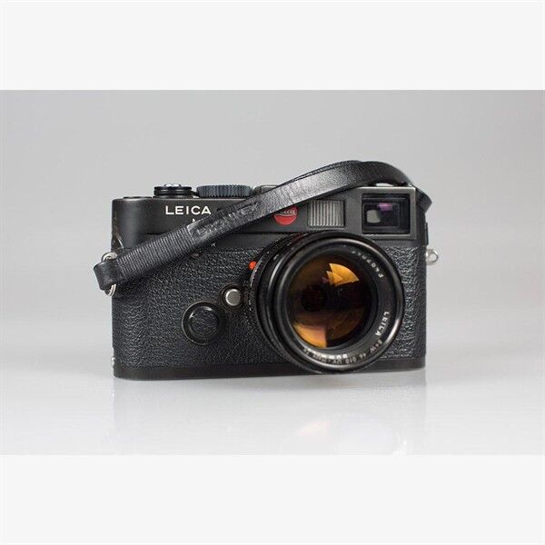 Bronkey Tokyo 204 hand strap, black – front view