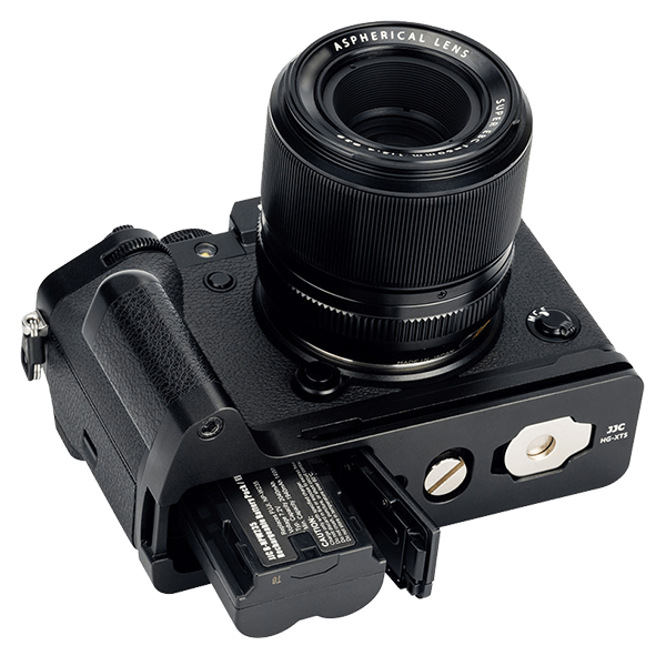 Camera Hand Grip for Fujifilm X-T5 battery space