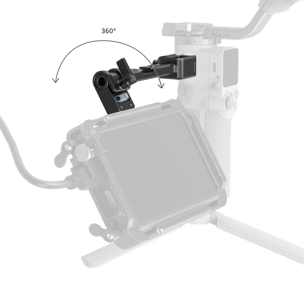 SmallRig Monitorhalterung für DJI RS-Serie 5337 Drehbereich SmallRig Monitorhalterung für DJI RS-Serie 5337 Drehbereich
