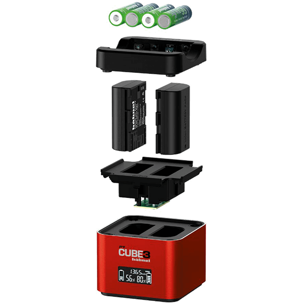 Hähnel ProCube3 Kameraakku Ladegerät zu Canon