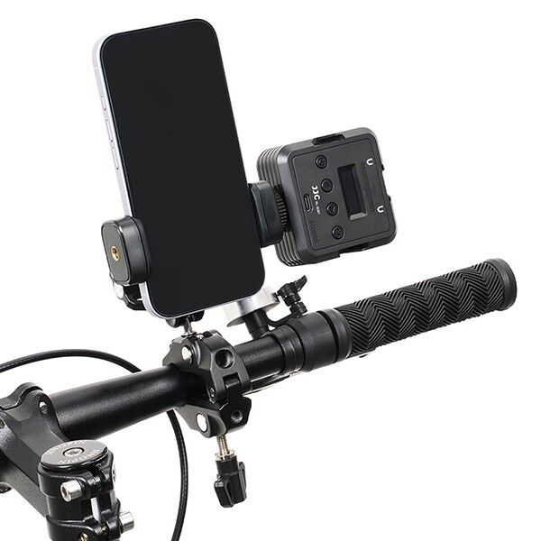JJC Multifunction Power Clip Kit Mount mit dem Smartphone
