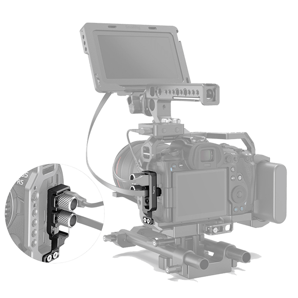 SmallRig HDMI and USB-C Cable Clamp for EOS R5 R6 R5C 2981