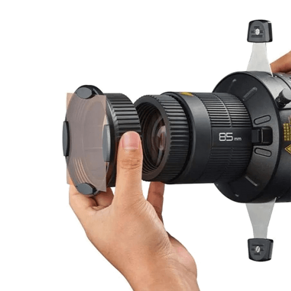 Godox BLP-CTF Color Filter Holder for Projection Attachment BLP BDP MLP in use
