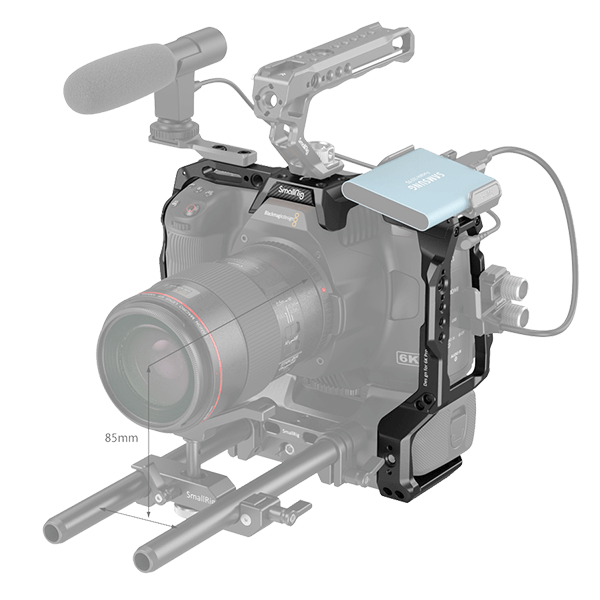 SmallRig Battery Grip compatible Cage for BMPCC 6K PRO 3382