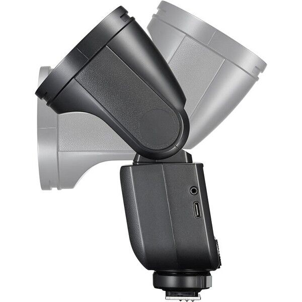 Bewegung des Godox V1Mid TTL Aufsteckblitz fuer Nikon Kameras